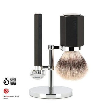 Muhle shaving set Hexagon S31MHXG - Synthetic - Graphite