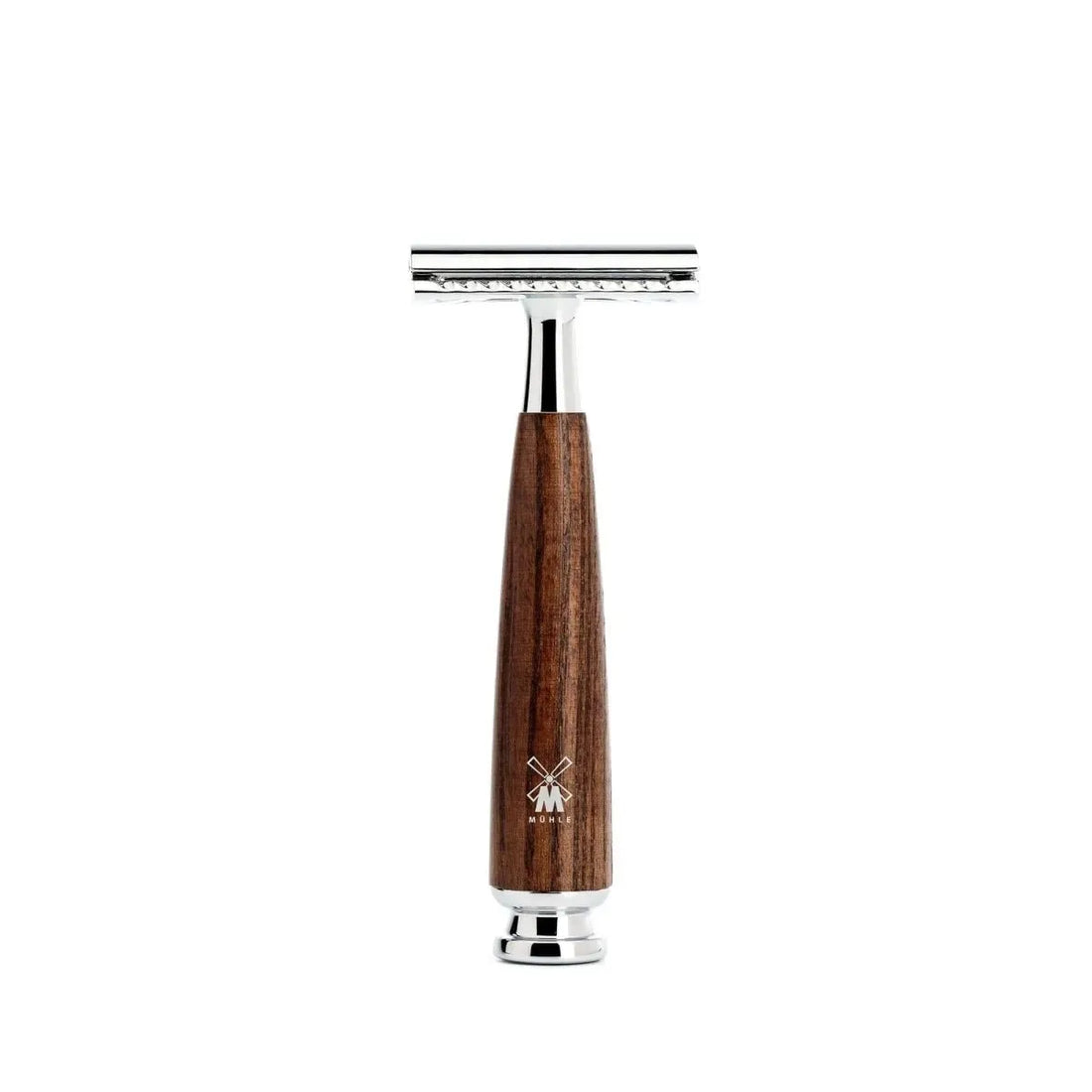 Mühle Scheerset Rytmo 4-delig - Essenhout - Safety Razor - Baard en Co - Scheerkit - 4028982005901