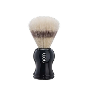 Nom - GUSTAV scheerkwast - varkenshaar - Zwart - Baard en Co - Scheerkwast Varkenshaar - 4028982411627