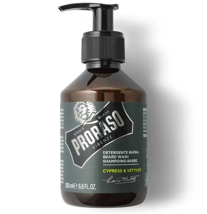 Proraso baardshampoo Cypress & Vetyver 200 ml - Baard en Co - Baardshampoo - 8004395007523