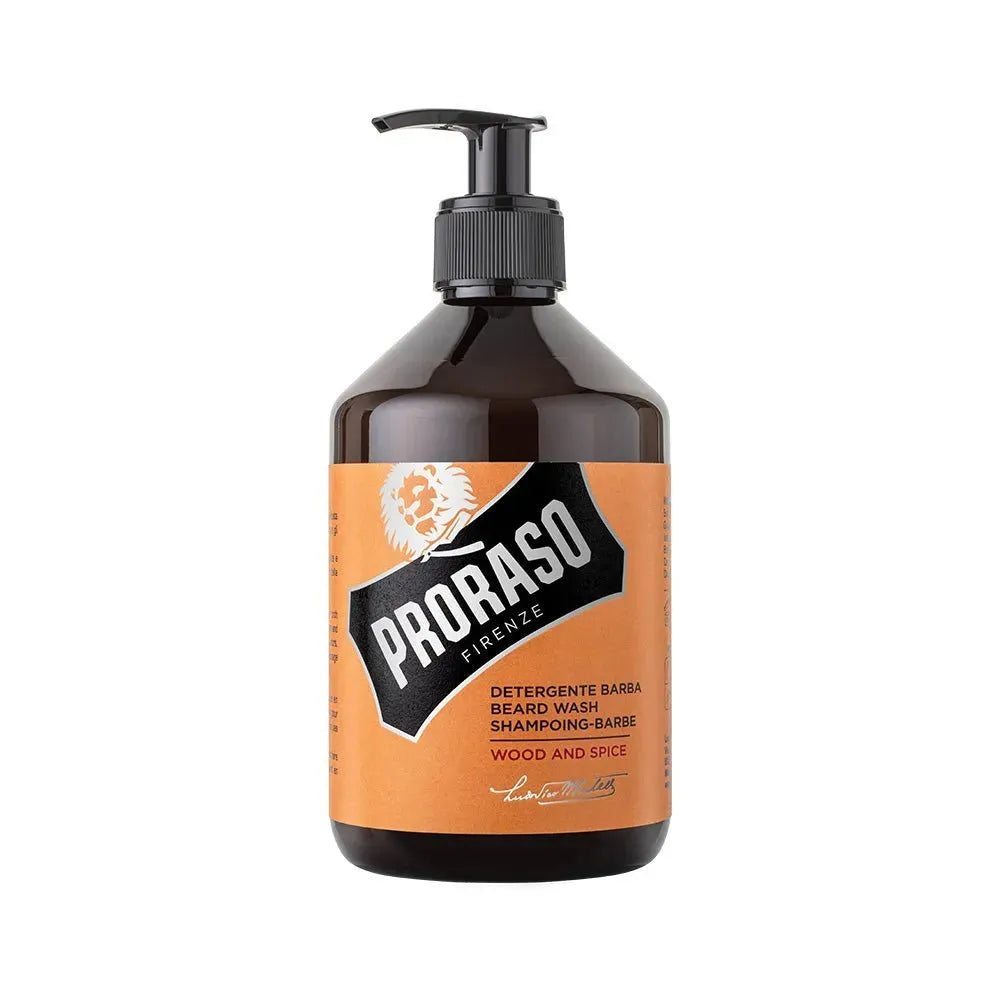 Proraso Wood & spice baardshampoo xl (500ml) - Baard en Co - Baardshampoo - 8004395006274