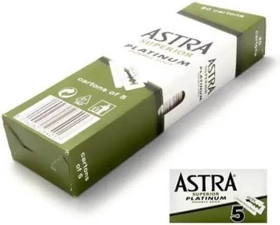 Astra Razor Blade Scheermesjes mannen - 100st - Double Edge scheermesjes - Baard en Co - Scheermesjes - 7702018007257