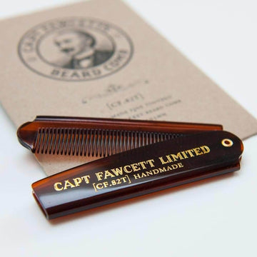 Captain Fawcett Vouwbare Baard Zakkam - Baard en Co - Baardkam - 5060338440225