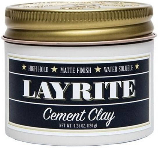 Layrite cement clay 120gr - Baard en Co - Pommade - 0857154002189