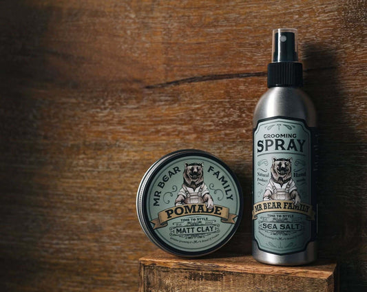 Mr. Bear Family - Grooming Spray Sea Salt - 200 ml - Baard en Co - Zoutspray - 7350086410082