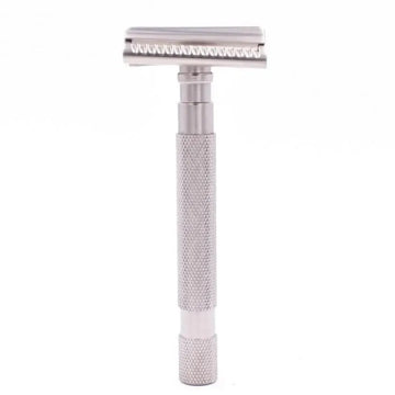 Parker 55SL-SC Safety Razor Semi-Slant Bar - satin chroom - Baard en Co - Scheermes - 0657968108929