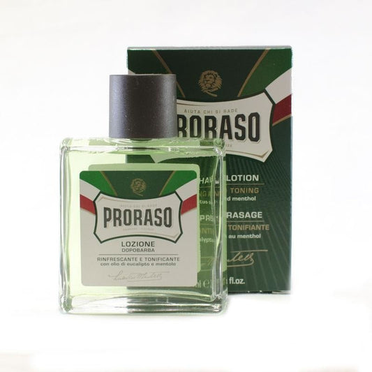 Proraso Aftershave Green Menthol 100ml - Baard en Co - Aftershave - 8004395001064