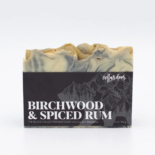 Soap Bar - Birchwood & Spiced Rum - Cellardoor bath supply co - Baard en Co - Badzeep - 028672211210