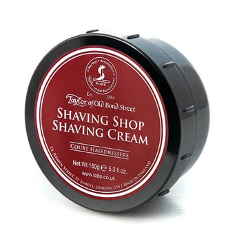 Taylor Of Old Bond Street Shaving cream Shaving Shop 150gr - Baard en Co - Scheerzeep - 696770010075
