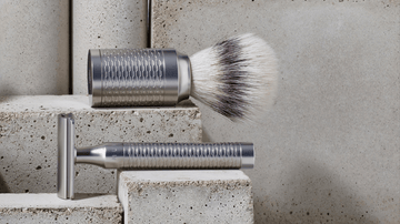 Muhle - R89 veiligheidsscheermes Chroom - verlengt