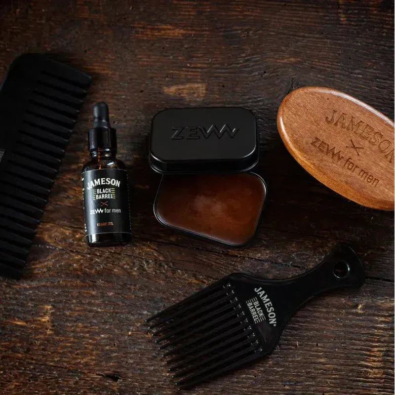 Baardbalsem Jameson Black Barrel x ZEW for men