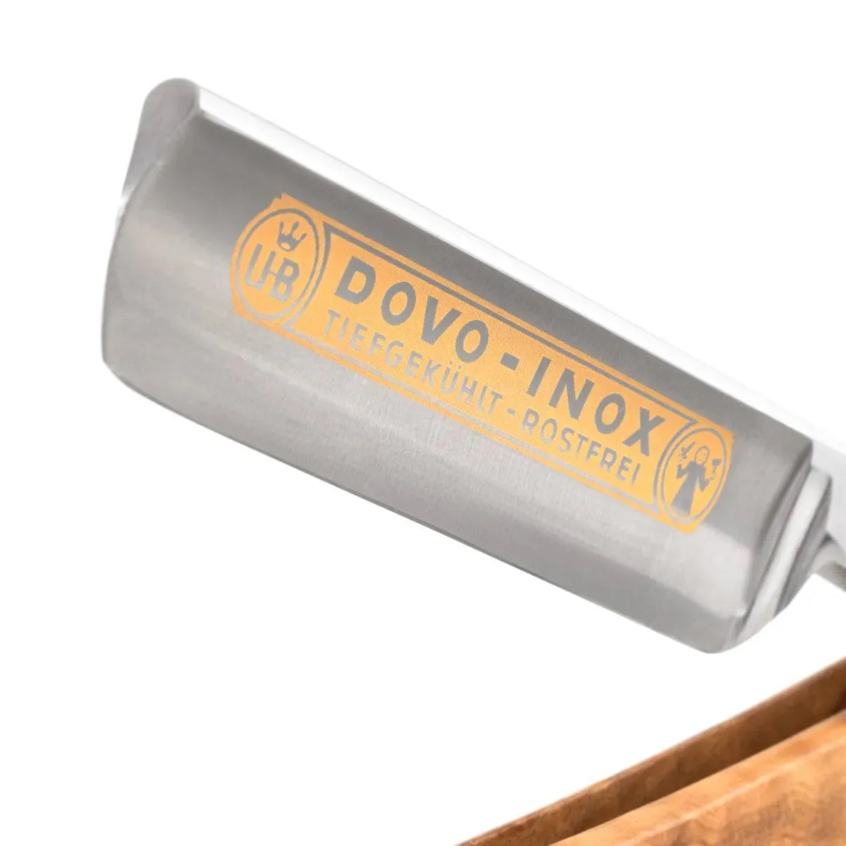DOVO open razor Inox Olive Wood