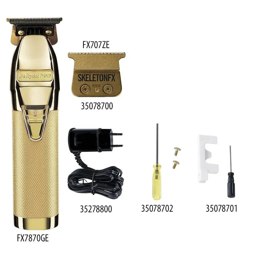 De BaByliss Pro 4Artists Gold SkeletonFX Trimmer - FX7870GE