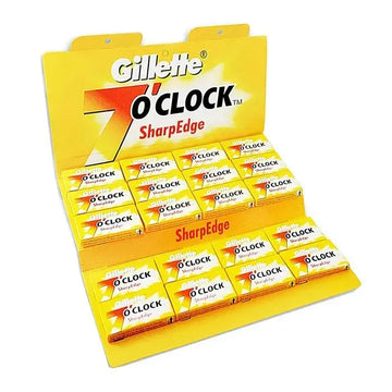Gillette 7 O Clock Double Edge Razor 100 double edge razor blades