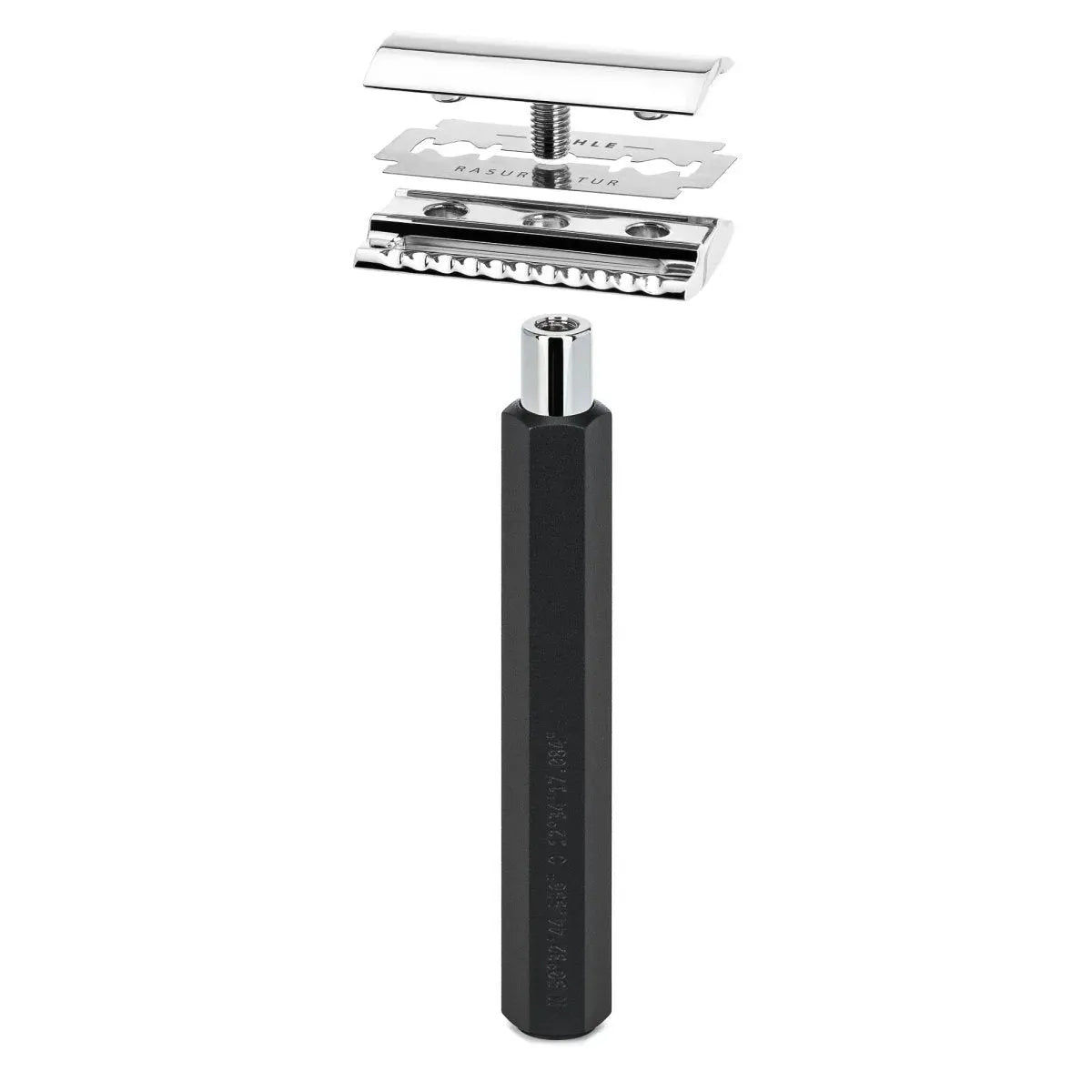 MÜHLE Safety Razor - Graphite - Closed Comb