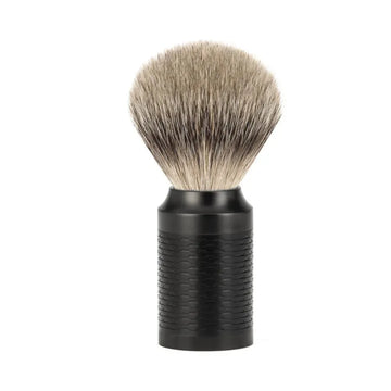 Mühle ROCCA Shaving Brush Silvertip Badger Hair - Black/ DLC Coating