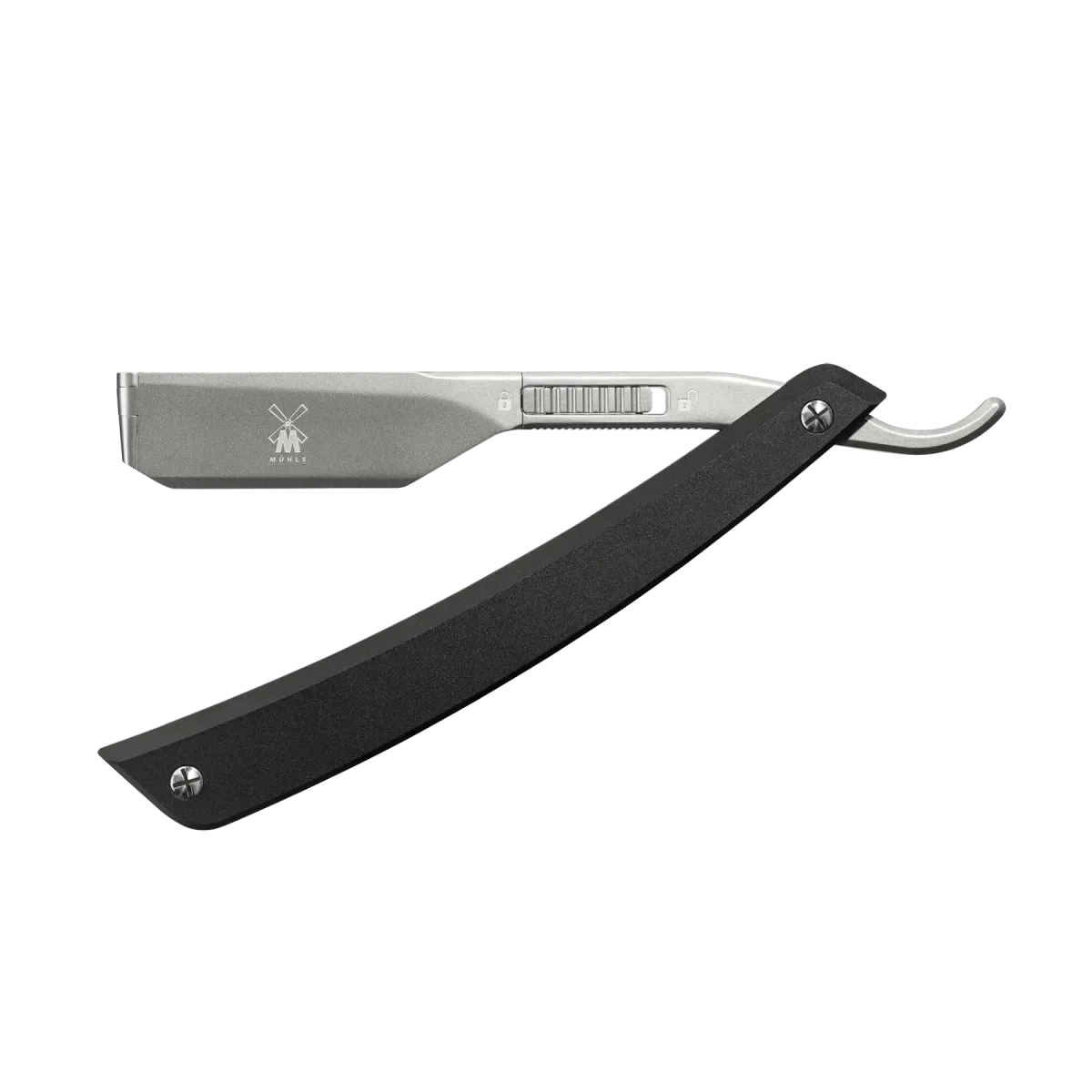 ENTHUSIAST - straight razor Mühle - scheermes voor verwisselbare mesjes,  Zwart