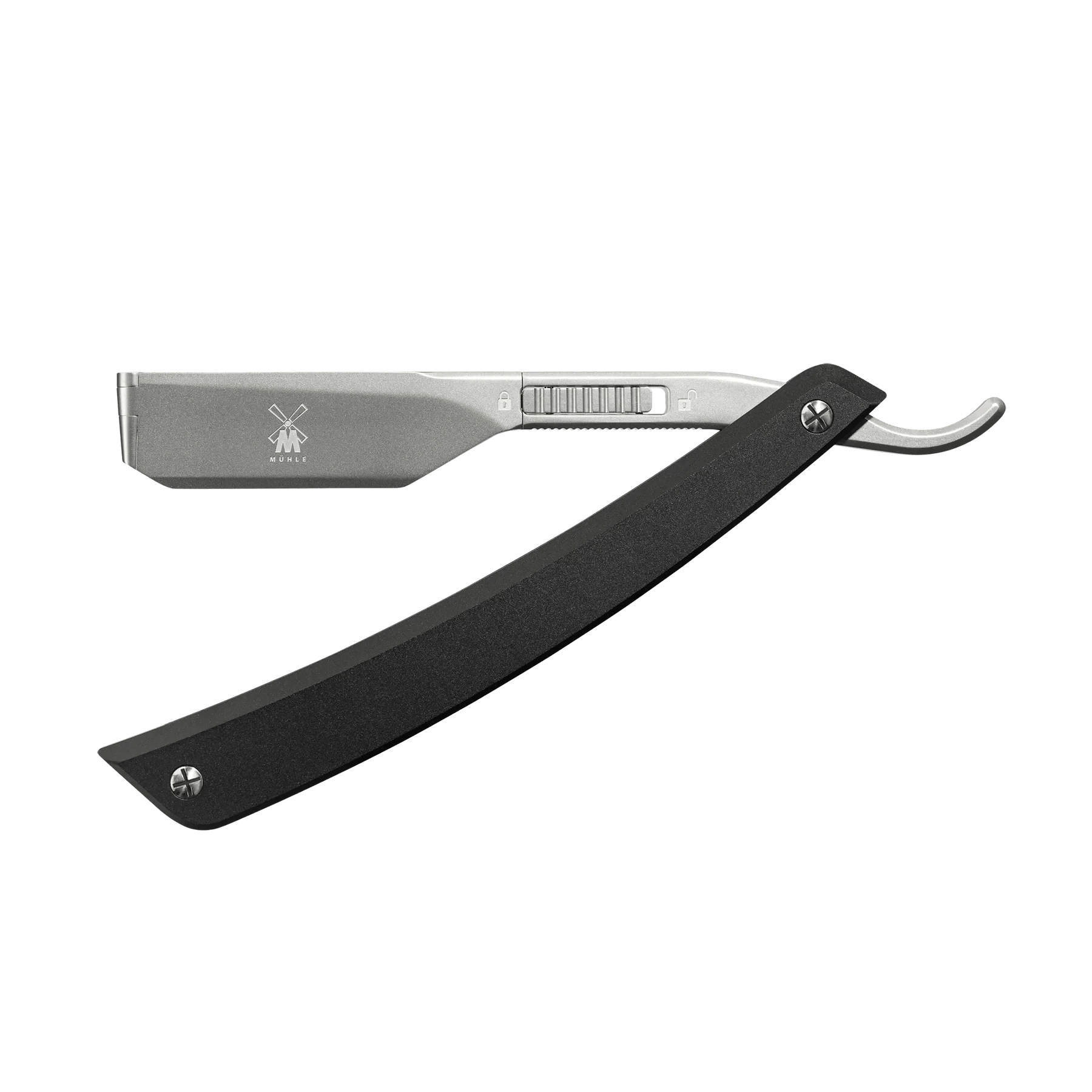 ENTHUSIAST - straight razor Mühle - scheermes voor verwisselbare mesjes,  Zwart