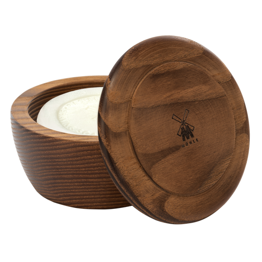 Muhle "Sandalwood" Scheerzeep in Wooden Bowl - 65g
