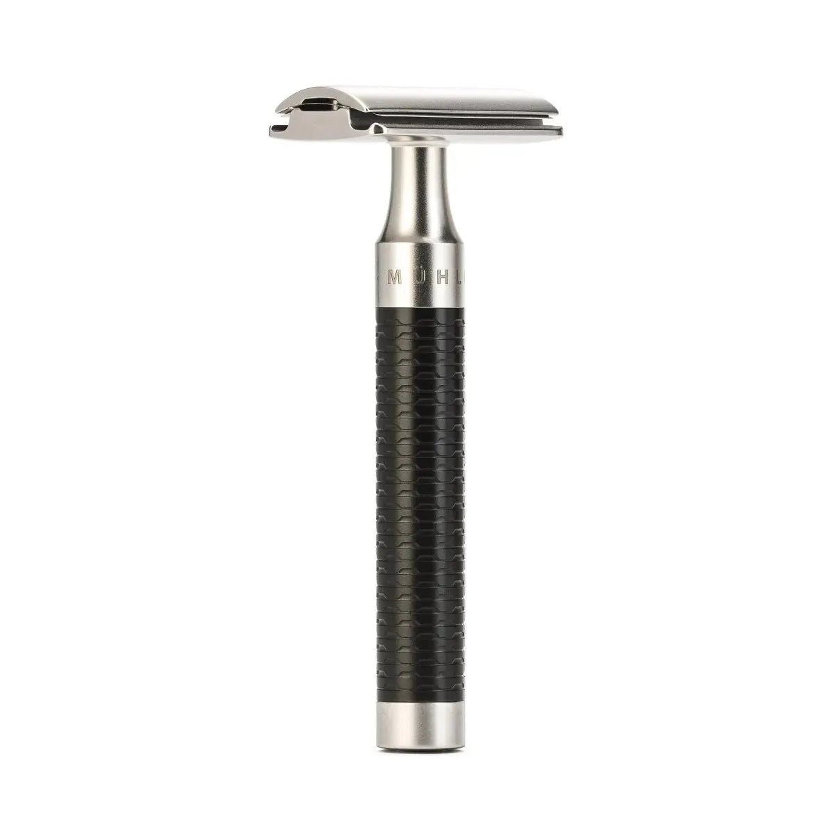 Muhle double edge safety razor ROCCA stainless steel matte black R96