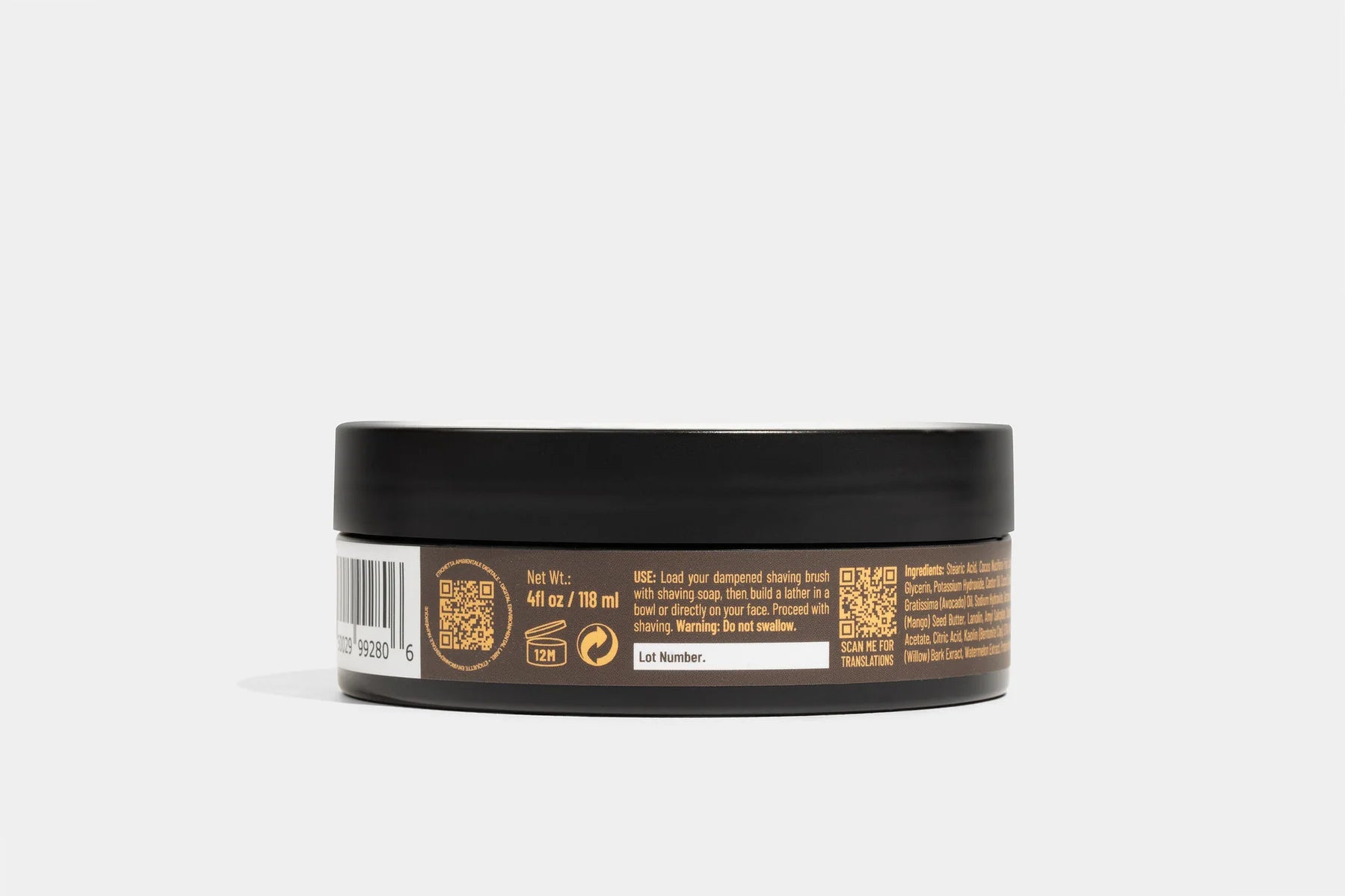 Noble Otter Rainroot Shaving Soap – 118 ml