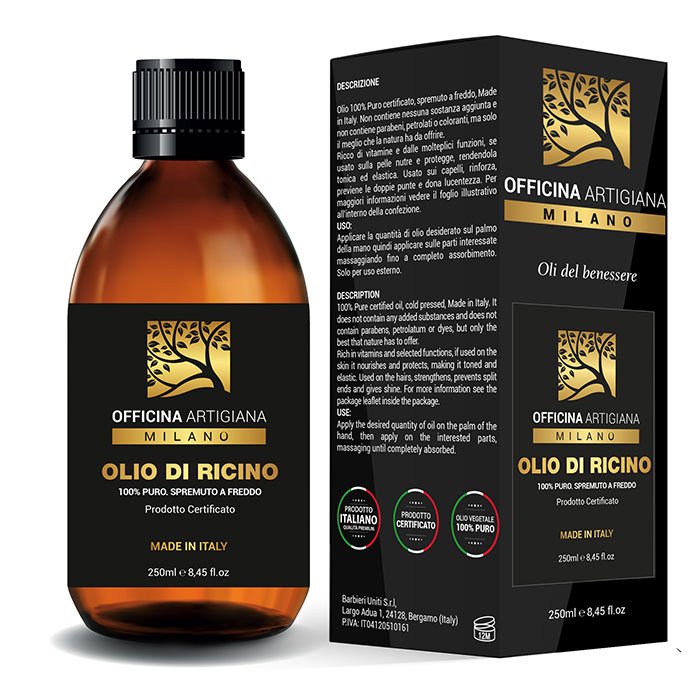 Officina Artigiana Castor Oil 100% Pure – 250 ml