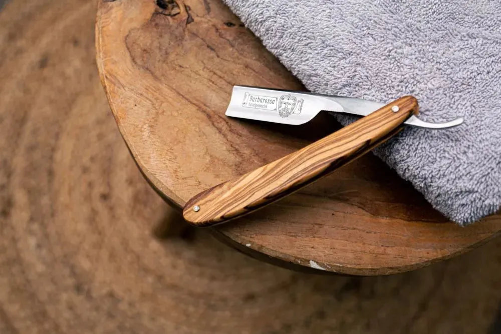 Open Scheermes - Barbarossa - Olive wood - DOVO