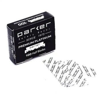 Parker Premium Platinum Single Edge Blades – 100 Pieces