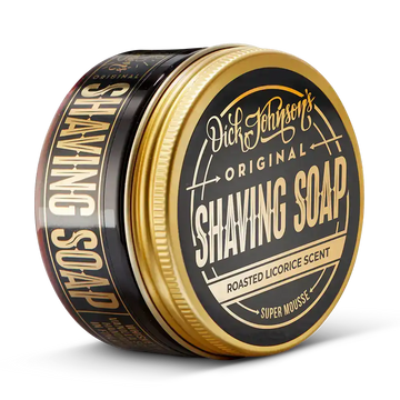Dick Johnson Shaving Soap Super Mousse 80g Roasted Licorice