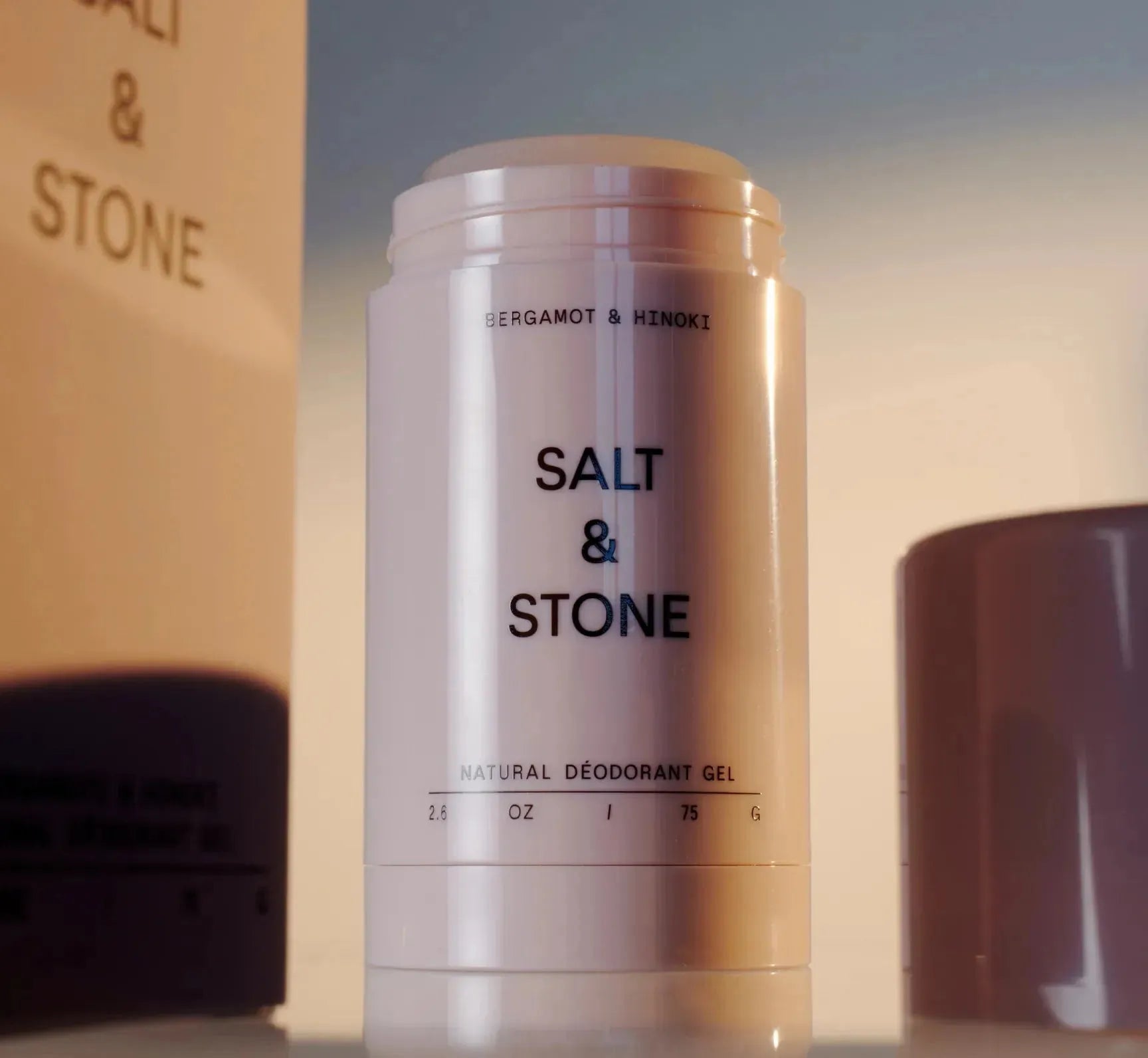 Salt & Stone Deodorant Gel Bergamot & Hinoki 75g