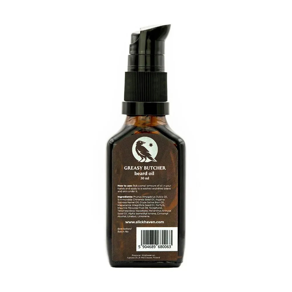Slickhaven Greasy Butcher baardolie 30ml