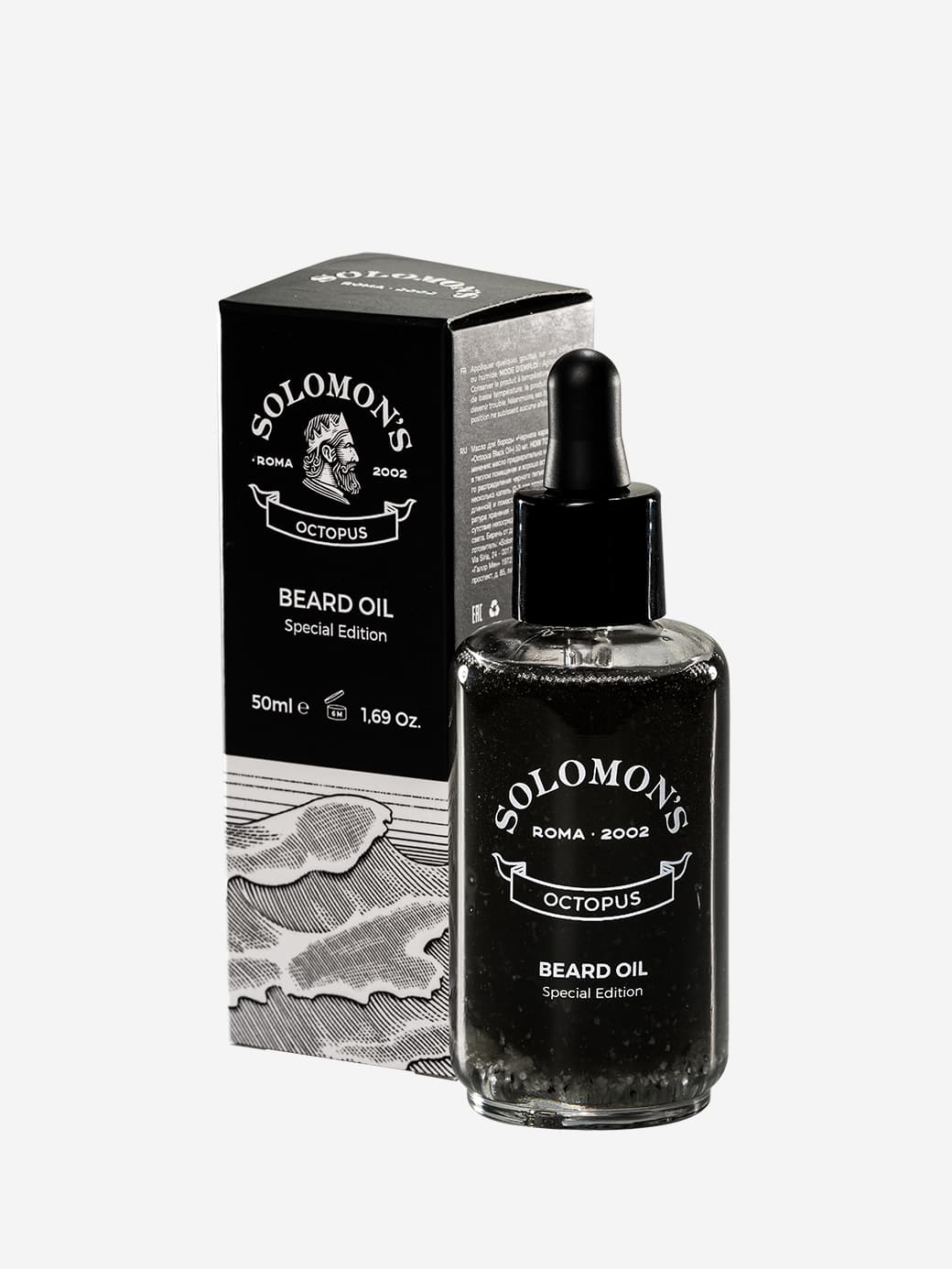 Solomon’s baardolie Octopus Black Oil special edition