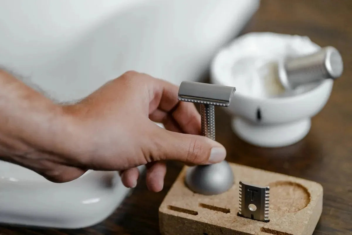 Tatara safety razor closed comb Masamune silver