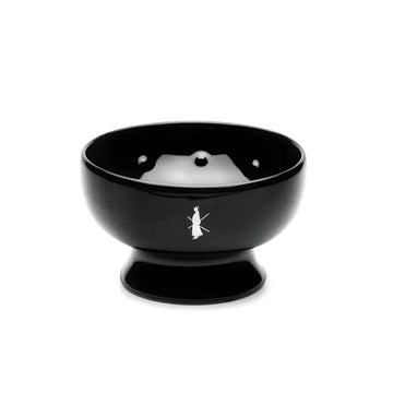 Tatara shaving bowl in black porcelain