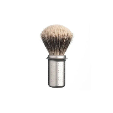 Tatara shaving brush badger masamune silver