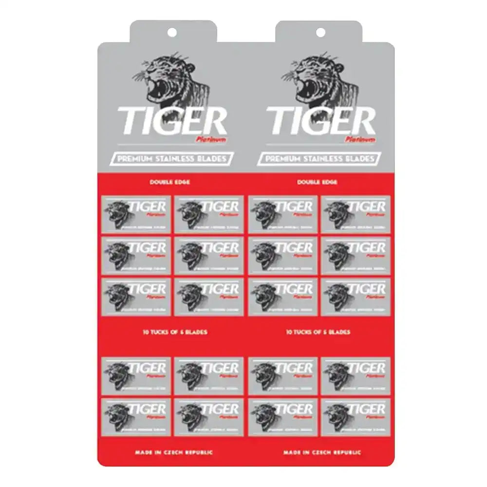 Tiger Platinum Double Edge Razor Blades – 100 stuks