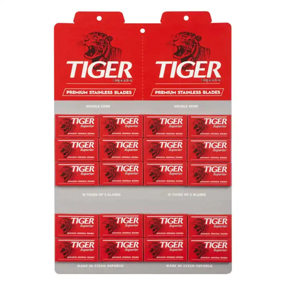 Tiger Superior Double Edge Razor Blades – 100 stuks