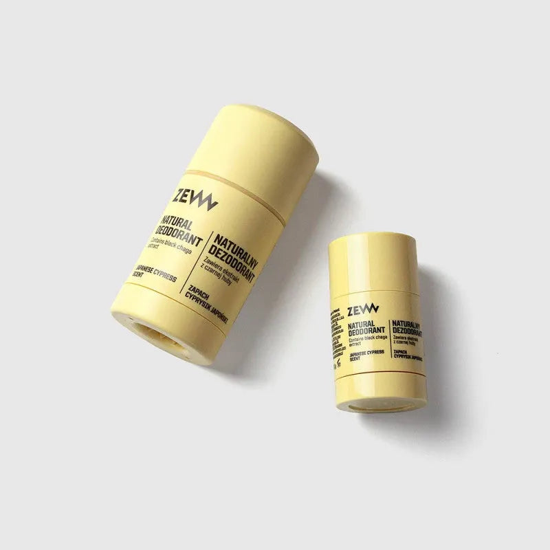 ZEW For Men Natural deodorant in stick form – Japanese cypress & bergamot