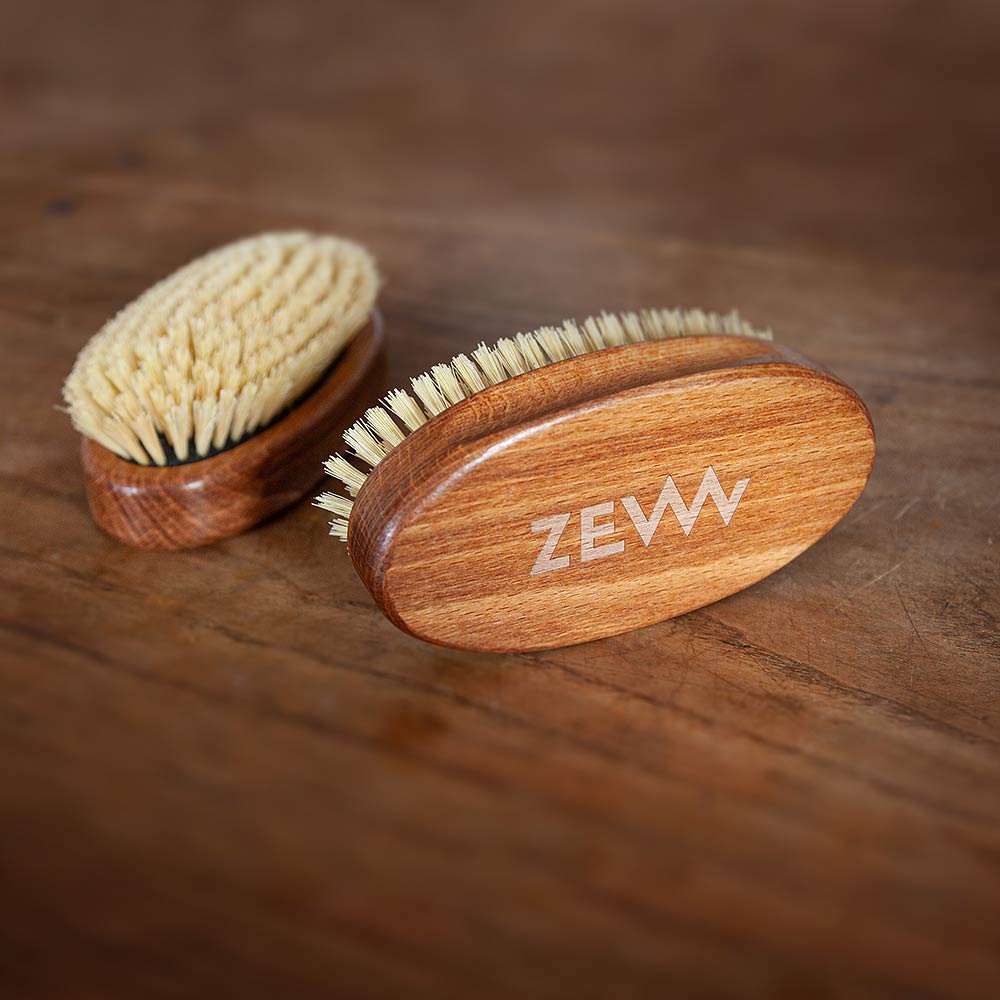 ZEW for Men Baardborstel met Natuurlijke Agaveharen
