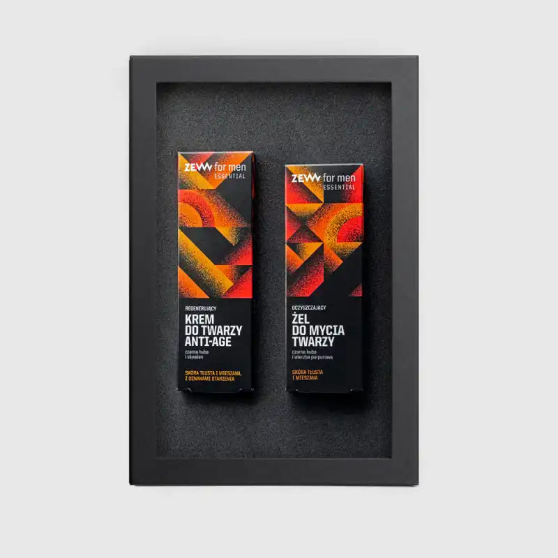 ZEW for men Regenererende & Zuiverende Set voor Vette Huid