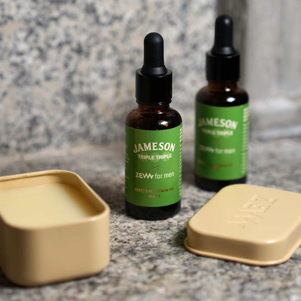 ZEW for men x Jameson Triple Triple baardolie Shine