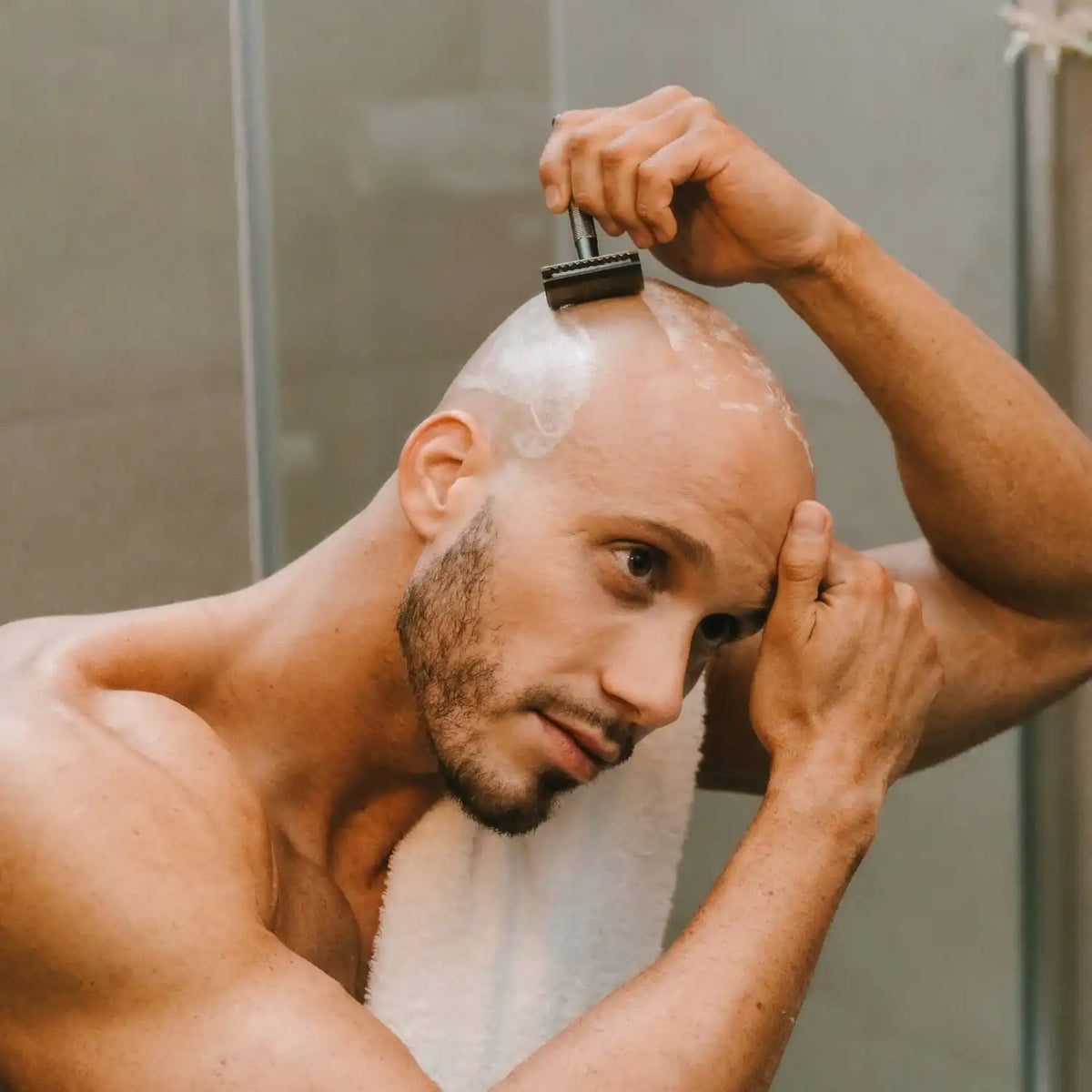Textuur van Better Be Bold Head Shave Cream