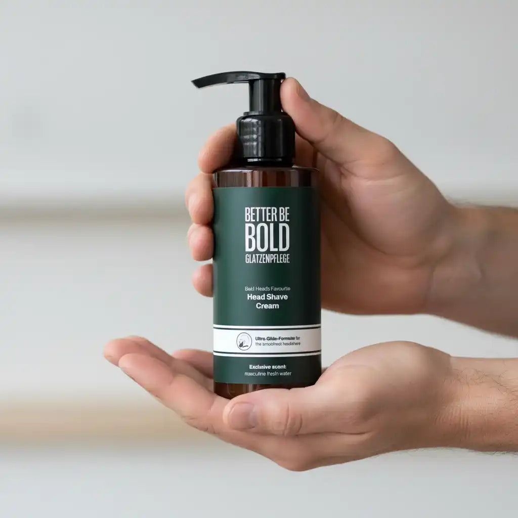 Verpakking van Better Be Bold Head Shave Cream