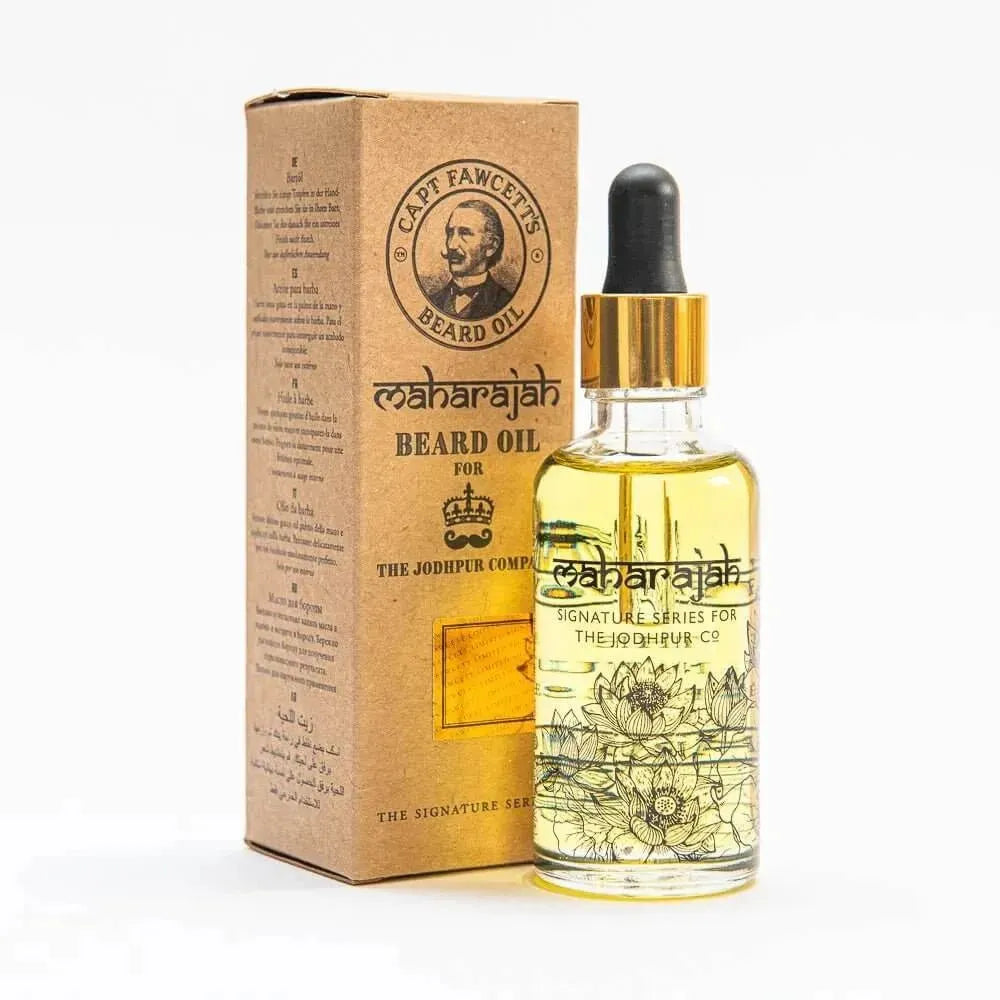 Captain Fawcett´s Maharajah Baardolie 50 ml - Baard en Co - Baardolie - 5060338441482