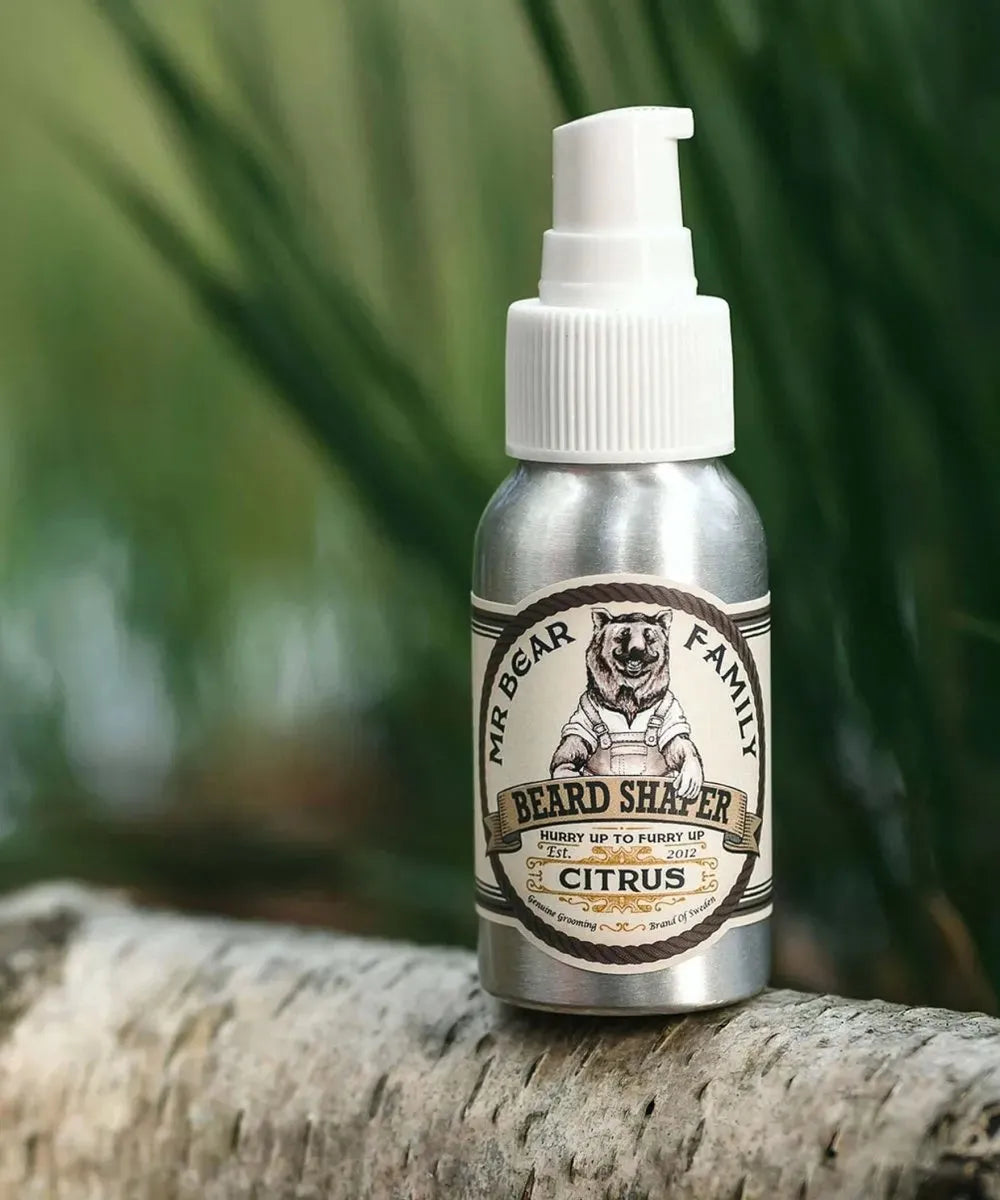 Mr. Bear Family Beard Shaper - Citrus - Baard en Co - Baardwax - 7350086410587
