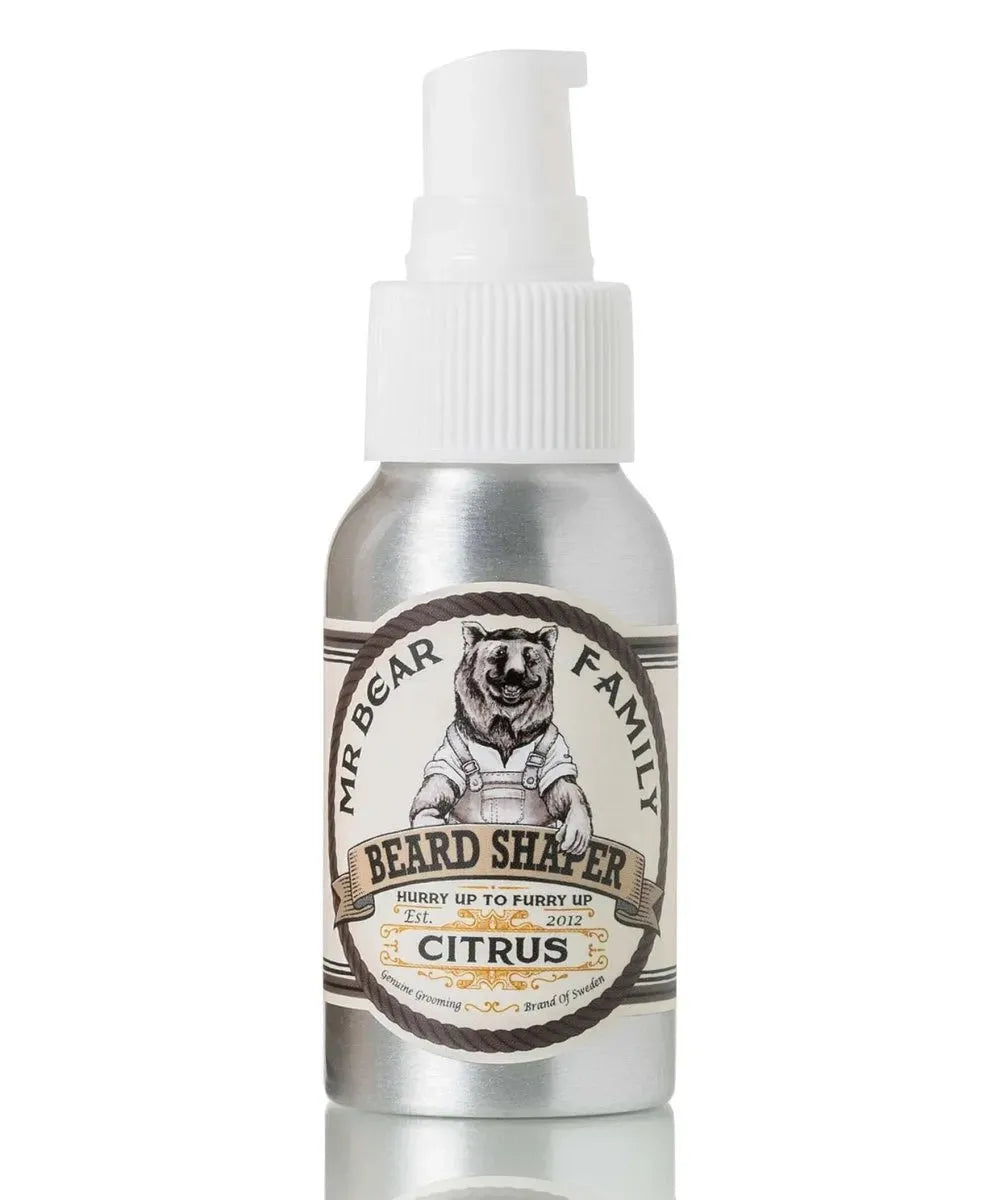 Mr. Bear Family Beard Shaper - Citrus - Baard en Co - Baardwax - 7350086410587