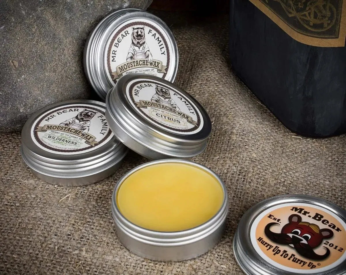 Mr. Bear Family - Moustache Wax Woodland - 30ml - Baard en Co - Snorwax - 73139997