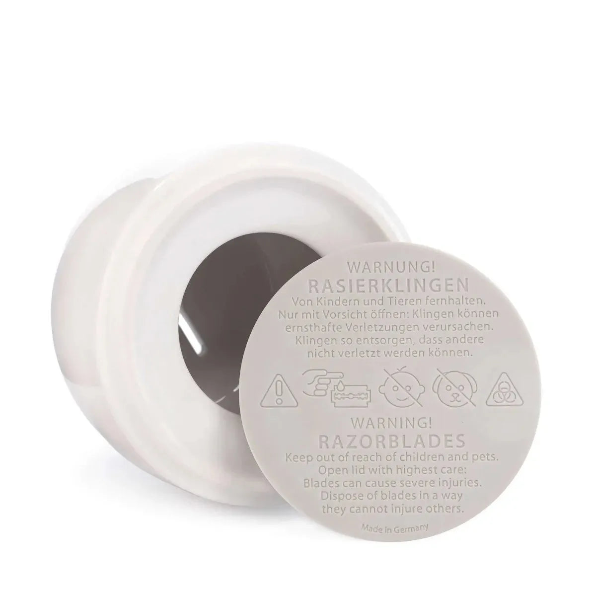 Muhle dispenser voor double edge scheermesjes porselein - Baard en Co - Dispenser - 4028982008384