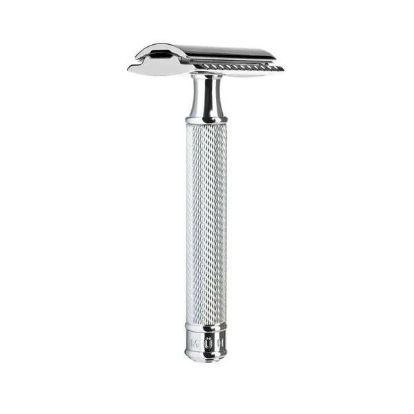 Muhle - Classic Razor - Double Edge Safety Razor - Chrome - Closed Comb - Baard en Co - Safety Razor - 4028982011773