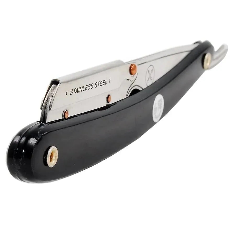 Parker straight razor black 33r - Baard en Co - Shavette - 0657968635654